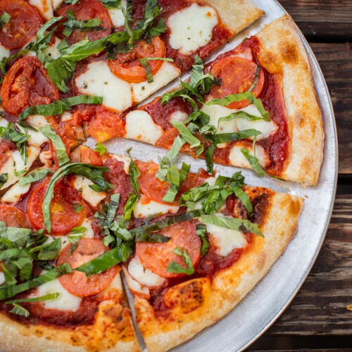 Crozet Pizza at Buddhist Biker Bar featured dish